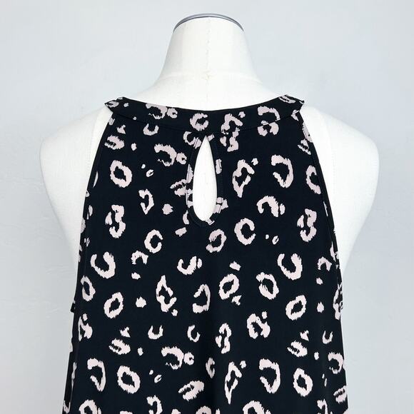 Torrid Black Leopard Sleeveless Halter Top - Picture 6 of 10
